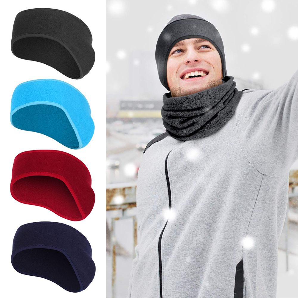 Fleece Ear Warmer Band - 1 Buah Ikat Rambut Penutup Telinga