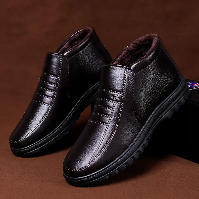 Sepatu bot kulit kasual pria,  - Waterproof Winter Boot ulasan dan harga