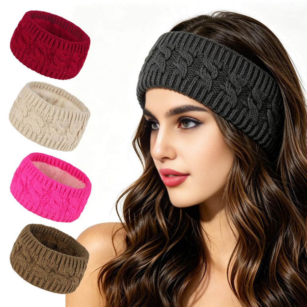 Bando Rajut Elastis Penghangat - Fleece Ear Warmer Band ulasan dan harga