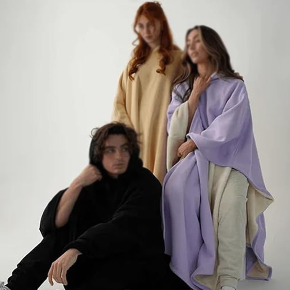 Jubah Hoodie Indio Berkualitas - Shawl Wrap Winter ulasan dan harga
