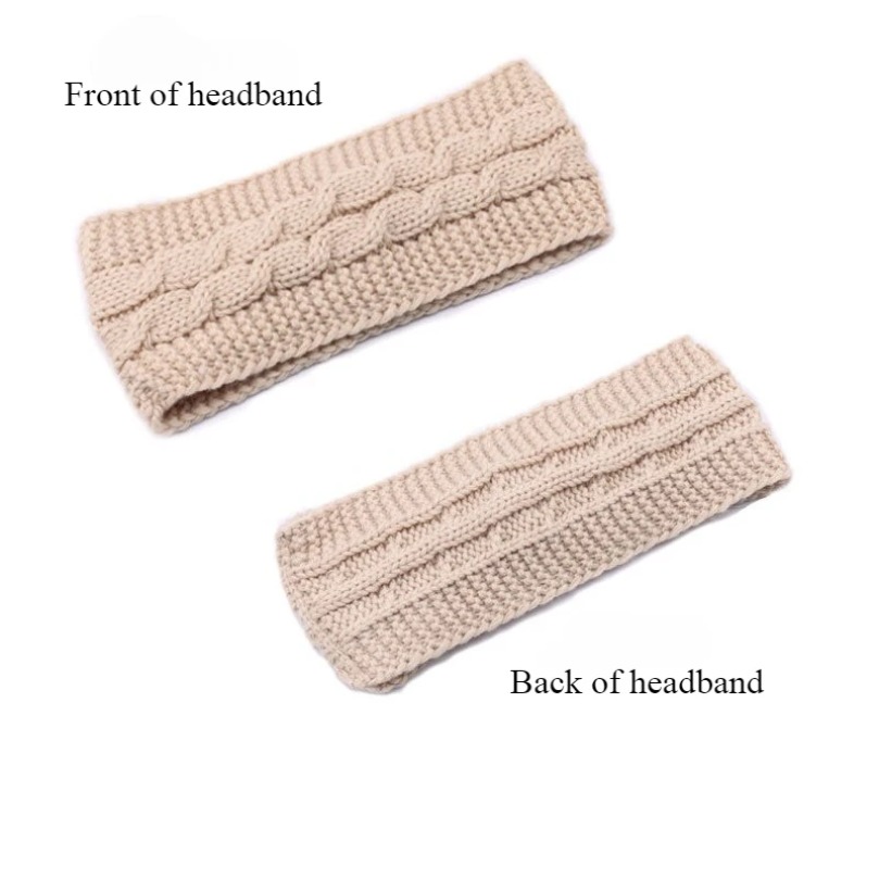 Ikat Rambut Wanita Bahan Hemp, - Fleece Ear Warmer Band ulasan dan harga