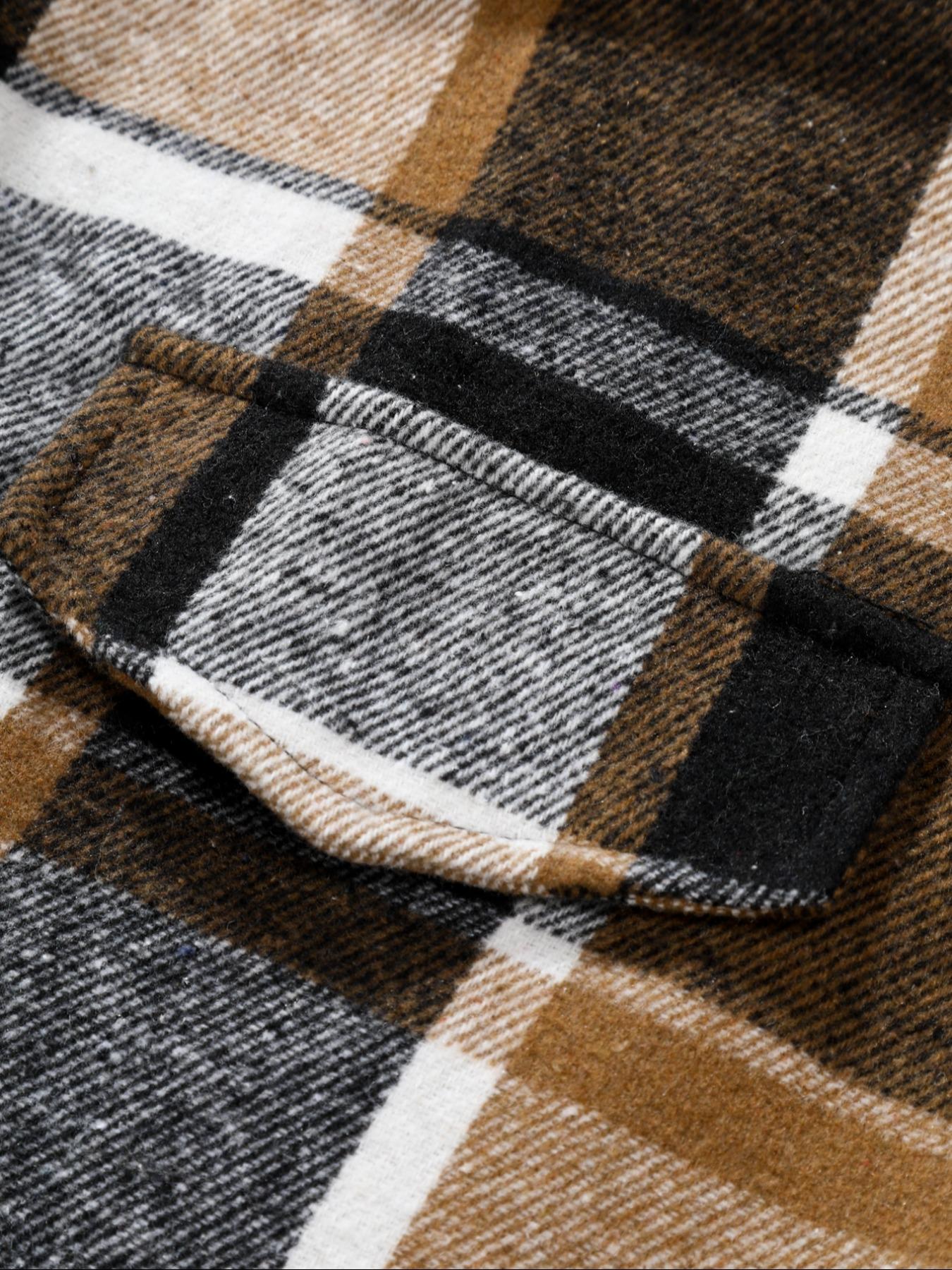 Kemeja Kotak-kotak Retro Pria  - Flannel Shirt Lined ulasan dan harga