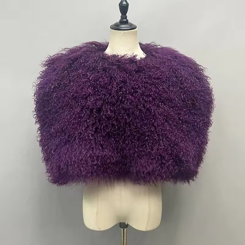 Syal Bulu Mongolia Asli untuk  - Shawl Wrap Winter ulasan dan harga